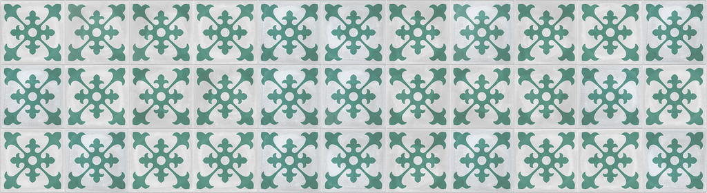 Carreaux ciment du Mékong collection Takeo vert